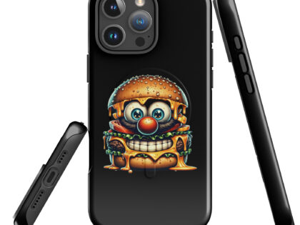 Cheeseburger Clown Hardcase iPhone®-Hülle mit MagSafe® – Accessoires – klamottn.de Cheeseburger Clown Hardcase iPhone®-Hülle mit MagSafe® – Accessoires – klamottn.de