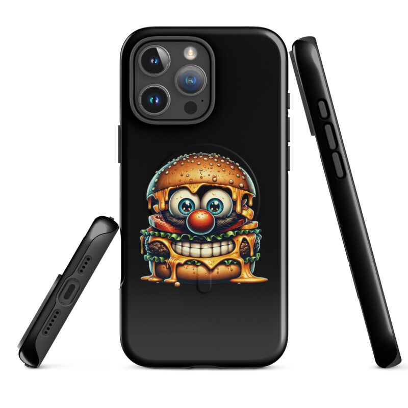 Cheeseburger Clown Hardcase iPhone®-Hülle mit MagSafe® – Accessoires – klamottn.de