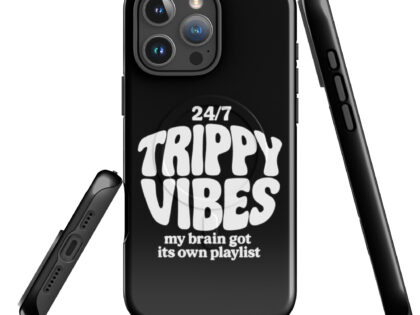 Trippy Vibes – My Brain Got Its Own Playlist Hardcase iPhone®-Hülle mit MagSafe® – Accessoires – klamottn.de Trippy Vibes – My Brain Got Its Own Playlist Hardcase iPhone®-Hülle mit MagSafe® – Accessoires – klamottn.de