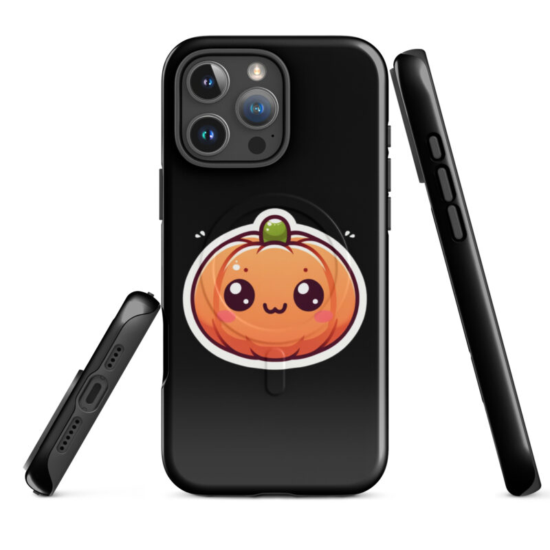 Kawaii Kürbis Hardcase iPhone®-Hülle mit MagSafe® – Accessoires – klamottn.de