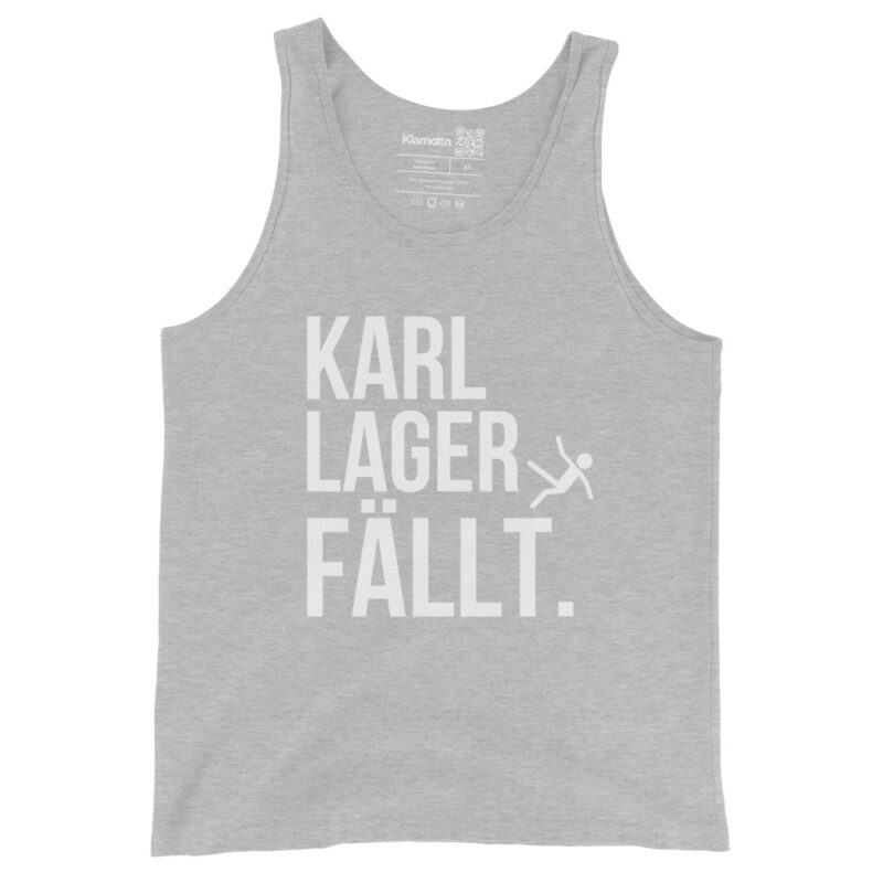 Karl Lager fällt Unisex-Tank-Top – Tank Tops – klamottn.de