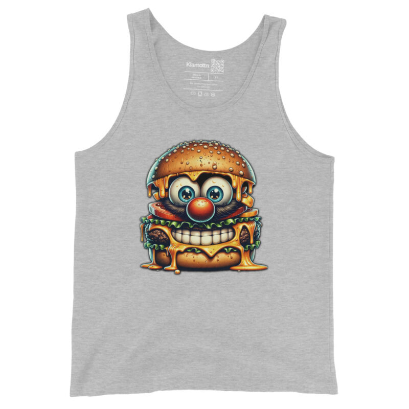 Cheeseburger Clown Unisex-Tank-Top – Tank Tops – klamottn.de