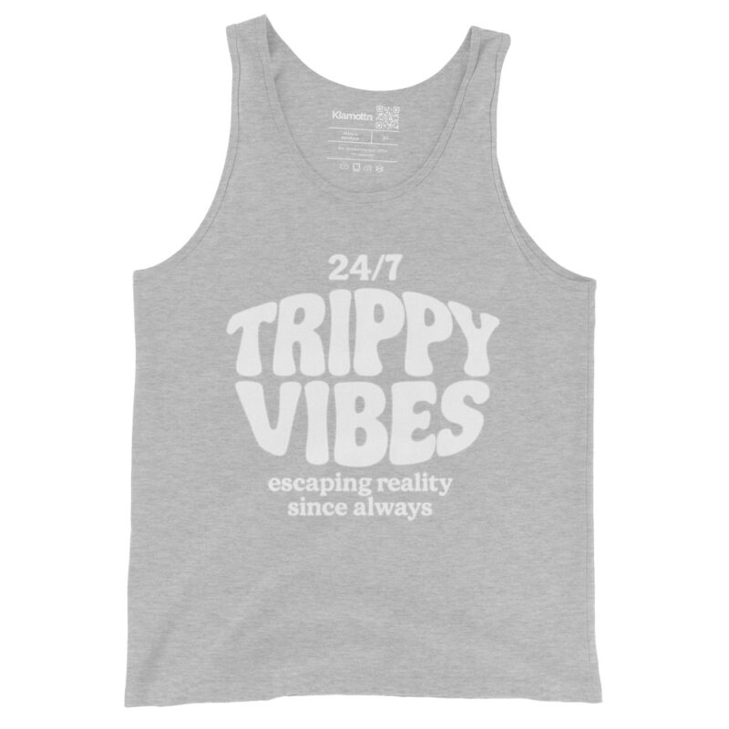Trippy Vibes – Escaping reality since always Unisex-Tank-Top – Tank Tops – klamottn.de