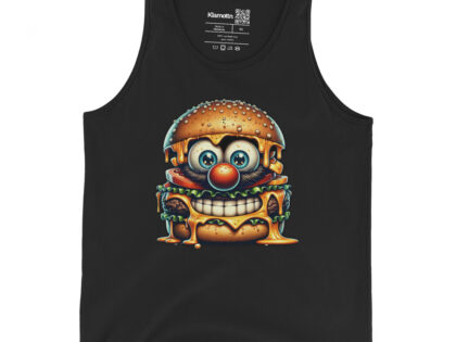 Cheeseburger Clown Unisex-Tank-Top – Tank Tops – klamottn.de Cheeseburger Clown Unisex-Tank-Top – Tank Tops – klamottn.de