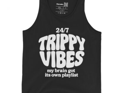 Trippy Vibes – My Brain Got Its Own Playlist Unisex-Tank-Top – Tank Tops – klamottn.de Trippy Vibes – My Brain Got Its Own Playlist Unisex-Tank-Top – Tank Tops – klamottn.de