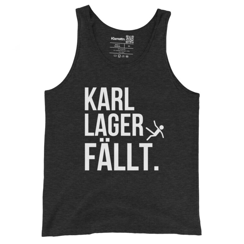 Karl Lager fällt Unisex-Tank-Top – Tank Tops – klamottn.de