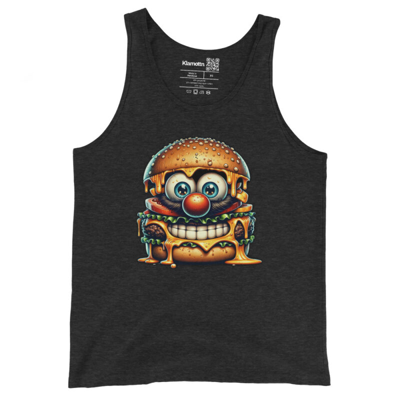 Cheeseburger Clown Unisex-Tank-Top – Tank Tops – klamottn.de