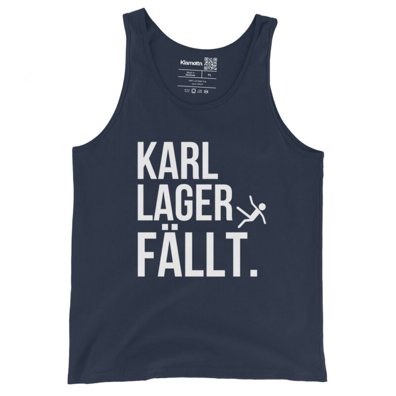 Karl Lager fällt Unisex-Tank-Top – Tank Tops – klamottn.de
