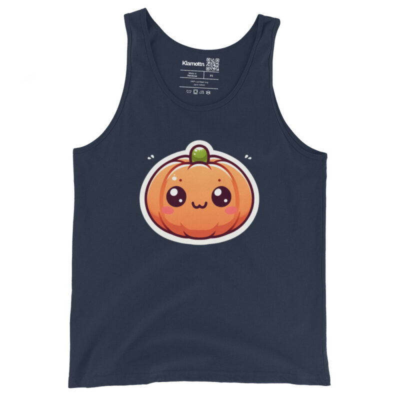 Kawaii Kürbis Unisex-Tank-Top – Tank Tops – klamottn.de