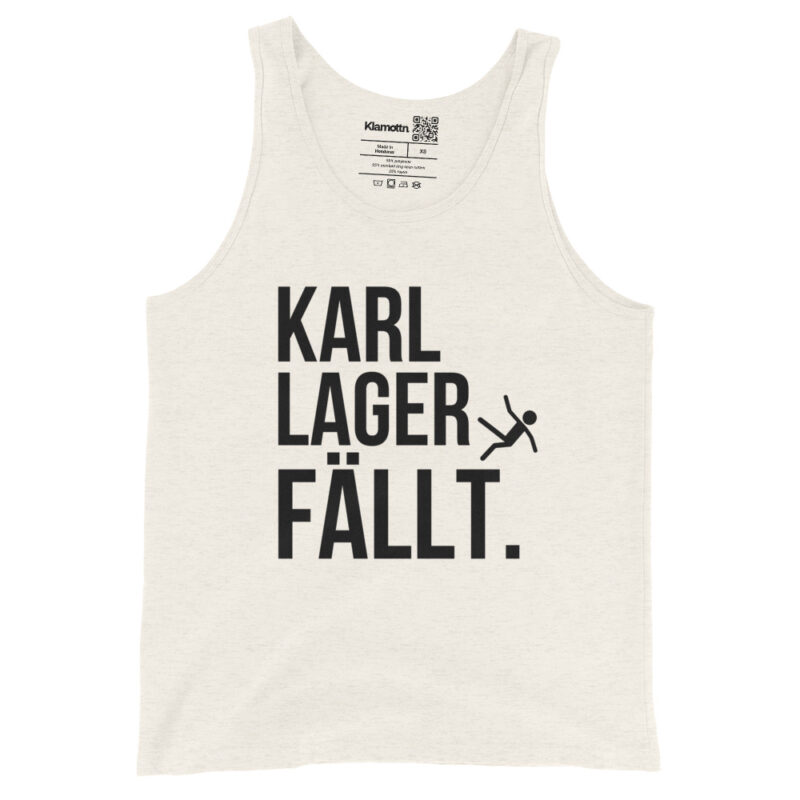 Karl Lager fällt Unisex-Tank-Top – Tank Tops – klamottn.de