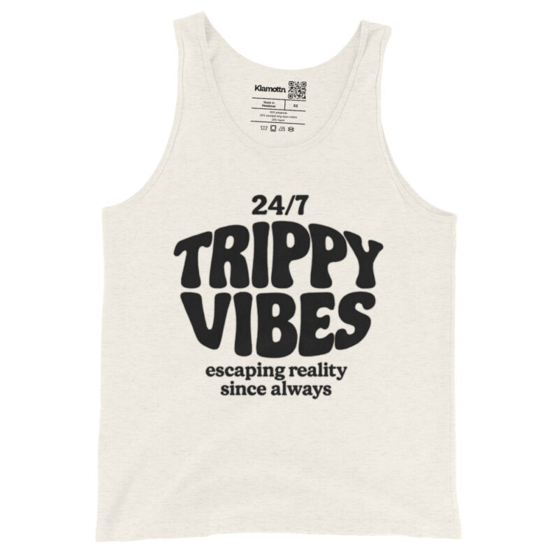 Trippy Vibes – Escaping reality since always Unisex-Tank-Top – Tank Tops – klamottn.de