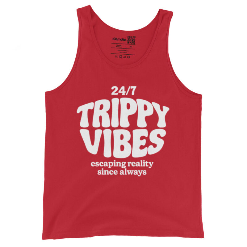 Trippy Vibes – Escaping reality since always Unisex-Tank-Top – Tank Tops – klamottn.de