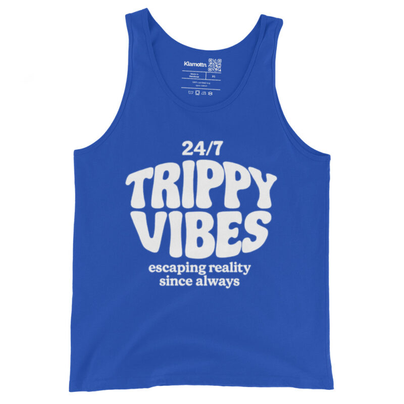 Trippy Vibes – Escaping reality since always Unisex-Tank-Top – Tank Tops – klamottn.de