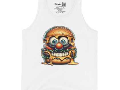 Cheeseburger Clown Unisex-Tank-Top – Tank Tops – klamottn.de Cheeseburger Clown Unisex-Tank-Top – Tank Tops – klamottn.de