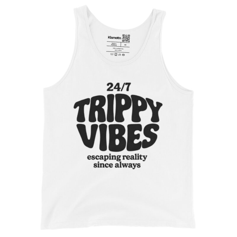 Trippy Vibes – Escaping reality since always Unisex-Tank-Top – Tank Tops – klamottn.de