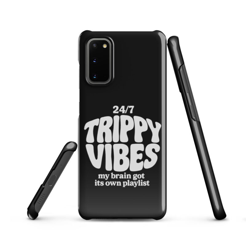 Trippy Vibes – My Brain Got Its Own Playlist Snapcase Samsung®-Hülle – Accessoires – klamottn.de