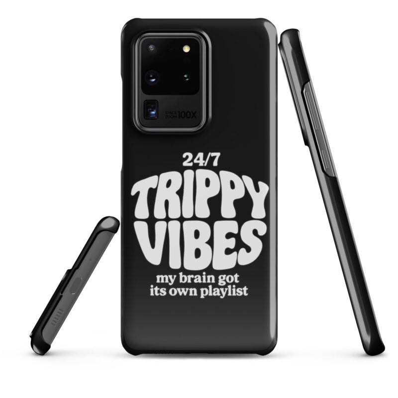 Trippy Vibes – My Brain Got Its Own Playlist Snapcase Samsung®-Hülle – Accessoires – klamottn.de