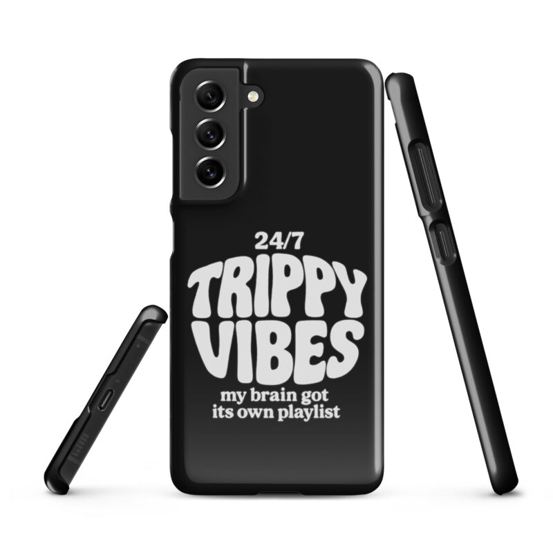 Trippy Vibes – My Brain Got Its Own Playlist Snapcase Samsung®-Hülle – Accessoires – klamottn.de