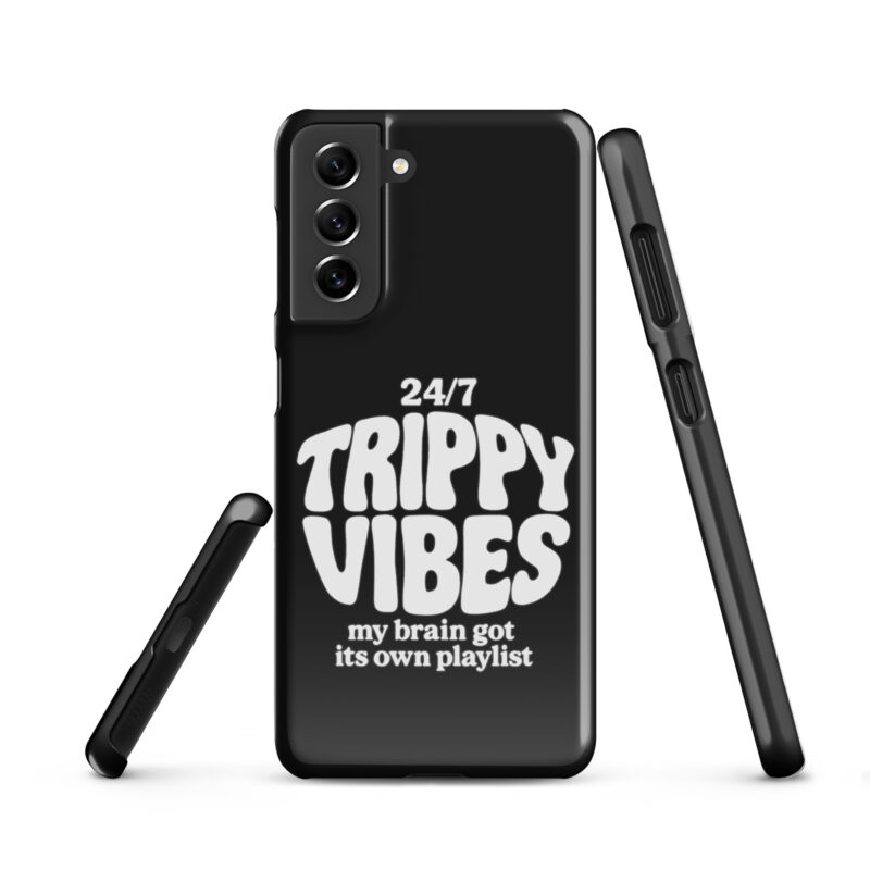 Trippy Vibes – My Brain Got Its Own Playlist Snapcase Samsung®-Hülle – Accessoires – klamottn.de