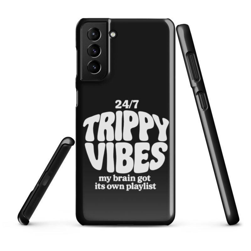 Trippy Vibes – My Brain Got Its Own Playlist Snapcase Samsung®-Hülle – Accessoires – klamottn.de