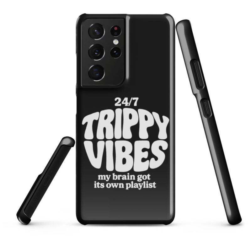 Trippy Vibes – My Brain Got Its Own Playlist Snapcase Samsung®-Hülle – Accessoires – klamottn.de