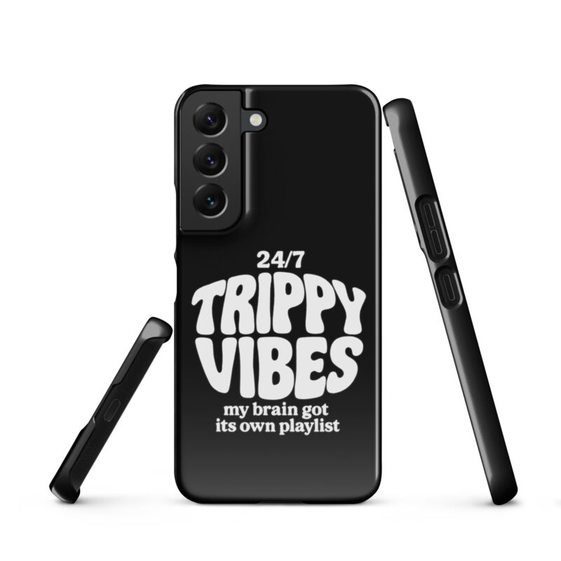 Trippy Vibes – My Brain Got Its Own Playlist Snapcase Samsung®-Hülle – Accessoires – klamottn.de