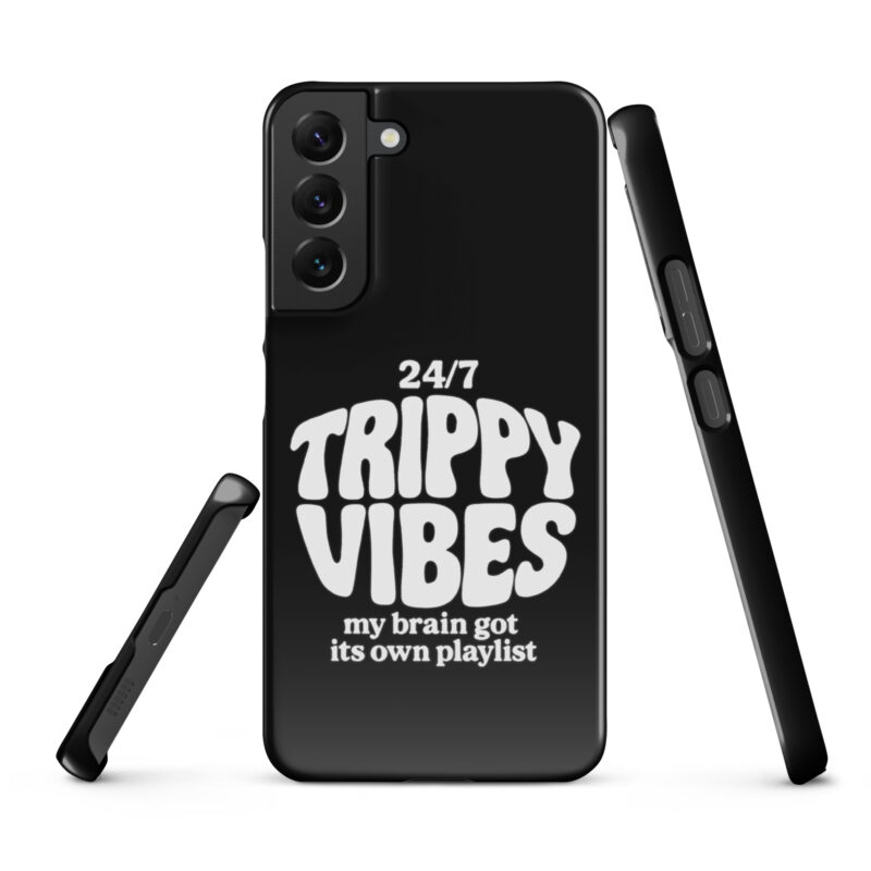 Trippy Vibes – My Brain Got Its Own Playlist Snapcase Samsung®-Hülle – Accessoires – klamottn.de