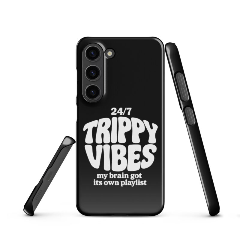 Trippy Vibes – My Brain Got Its Own Playlist Snapcase Samsung®-Hülle – Accessoires – klamottn.de