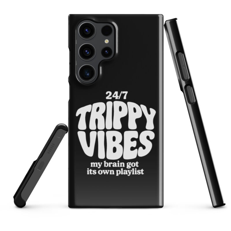 Trippy Vibes – My Brain Got Its Own Playlist Snapcase Samsung®-Hülle – Accessoires – klamottn.de