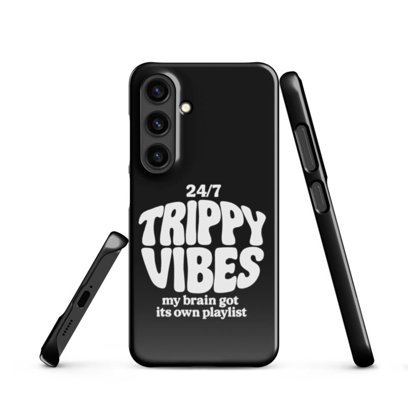 Trippy Vibes – My Brain Got Its Own Playlist Snapcase Samsung®-Hülle – Accessoires – klamottn.de