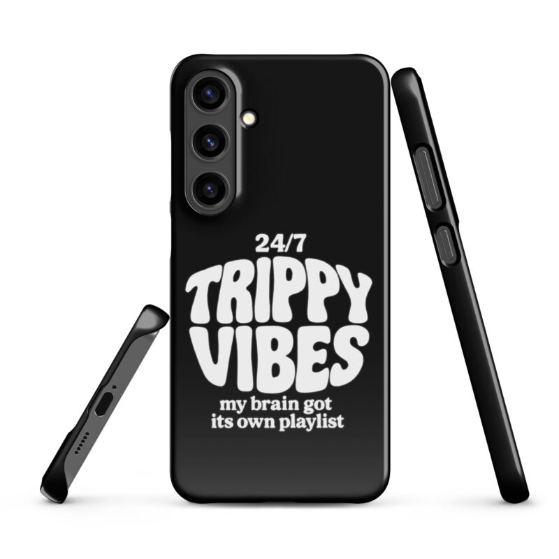 Trippy Vibes – My Brain Got Its Own Playlist Snapcase Samsung®-Hülle – Accessoires – klamottn.de