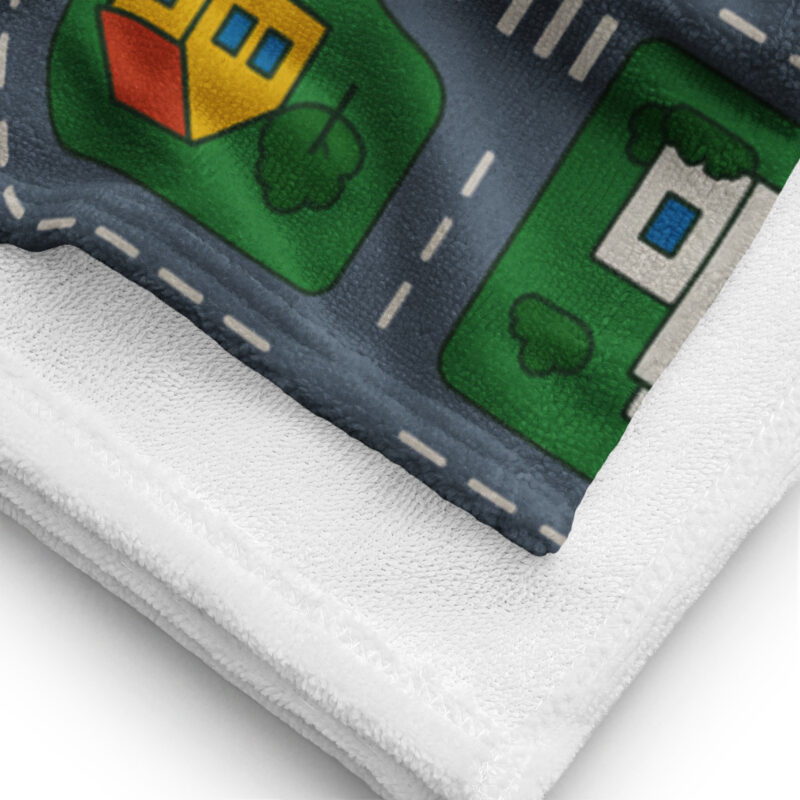 90er DDR Straßen Spielteppich Handtuch – Home & Living – klamottn.de