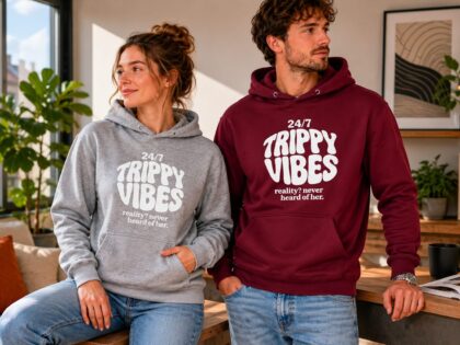 Trippy Vibes – Reality? Never heard of her Unisex-Kapuzenpullover – Hoodies – Klamottn™