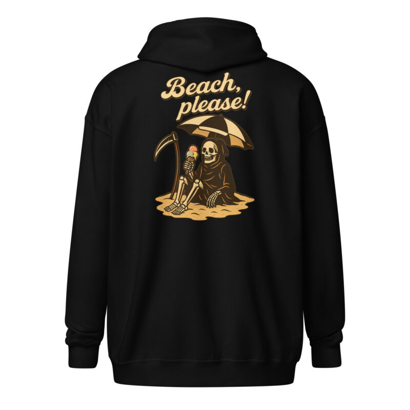 Beach, please! Unisex Heavy-Blend Zip Hoodie