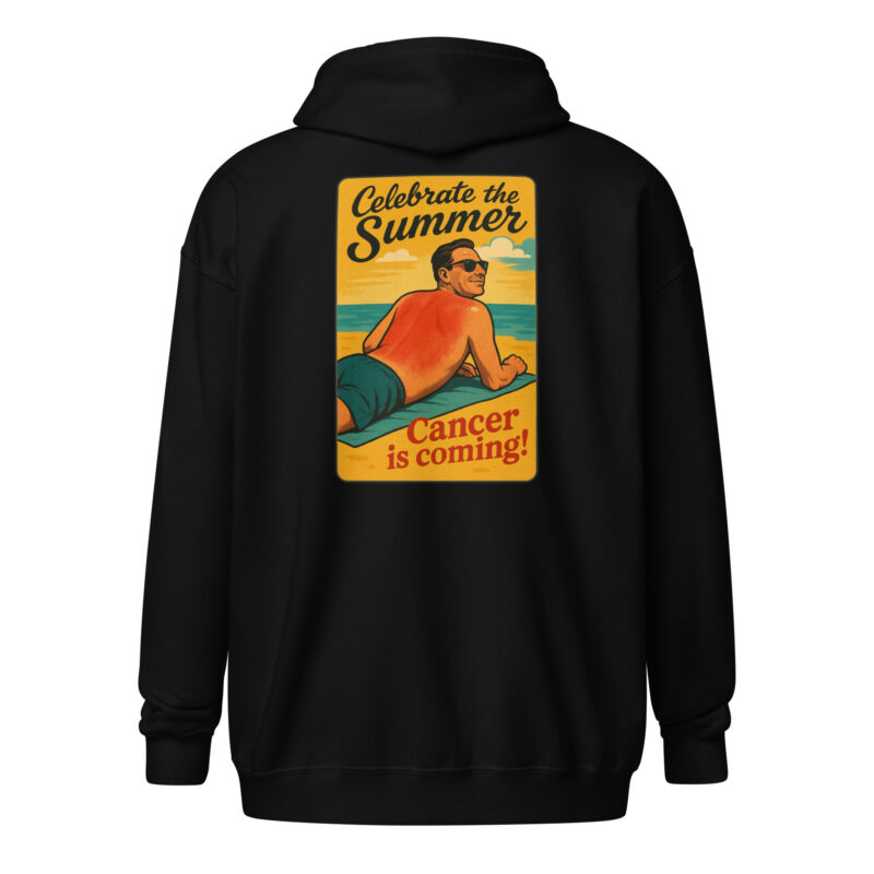 Celebrate the Summer Cancer is coming Unisex Heavy-Blend Zip Hoodie