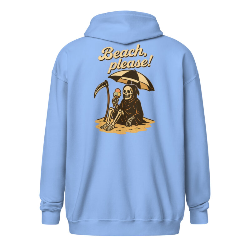 Beach, please! Unisex Heavy-Blend Zip Hoodie