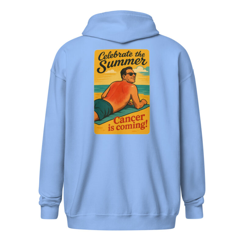 Celebrate the Summer Cancer is coming Unisex Heavy-Blend Zip Hoodie