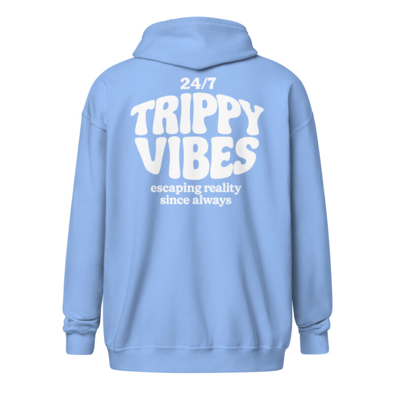 Trippy Vibes – Escaping reality since always Unisex Heavy-Blend Zip Hoodie – Jacken – klamottn.de