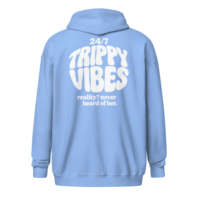 Trippy Vibes – Reality? Never heard of her Unisex Heavy-Blend Zip Hoodie – Jacken – klamottn.de