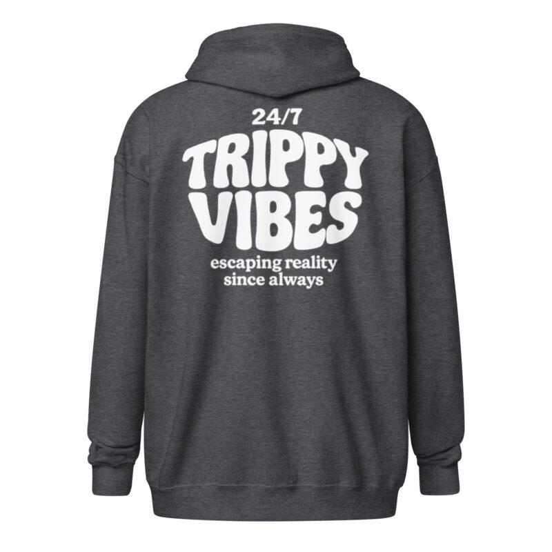 Trippy Vibes – Escaping reality since always Unisex Heavy-Blend Zip Hoodie – Jacken – klamottn.de
