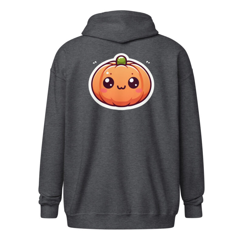 Kawaii Kürbis Unisex Heavy-Blend Zip Hoodie – Jacken – klamottn.de