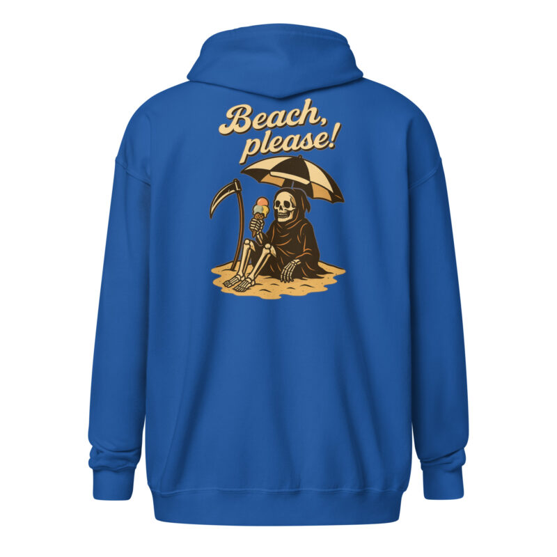 Beach, please! Unisex Heavy-Blend Zip Hoodie
