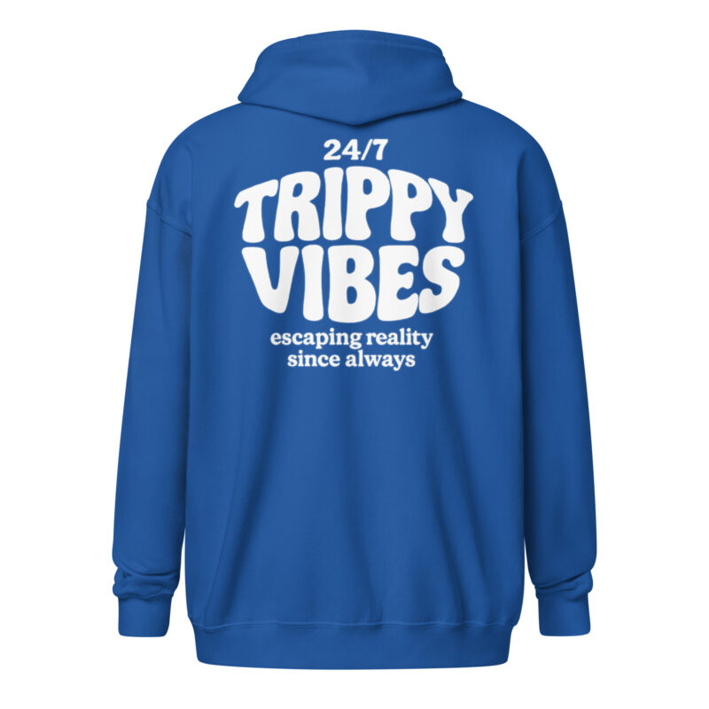 Trippy Vibes – Escaping reality since always Unisex Heavy-Blend Zip Hoodie – Jacken – klamottn.de