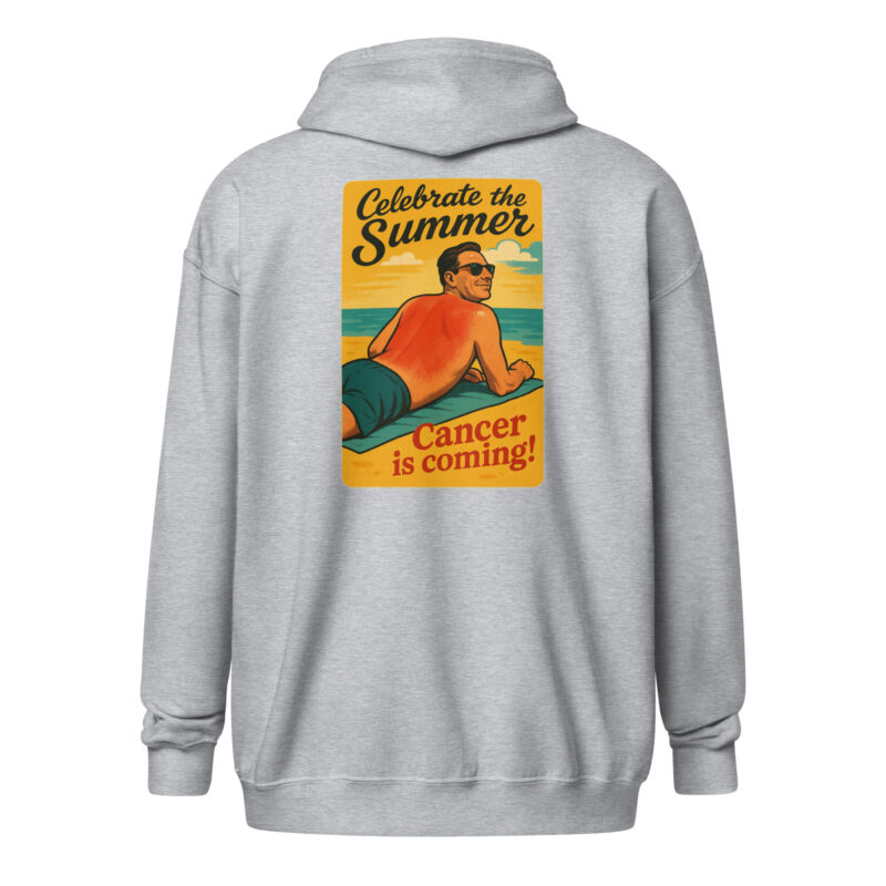 Celebrate the Summer Cancer is coming Unisex Heavy-Blend Zip Hoodie