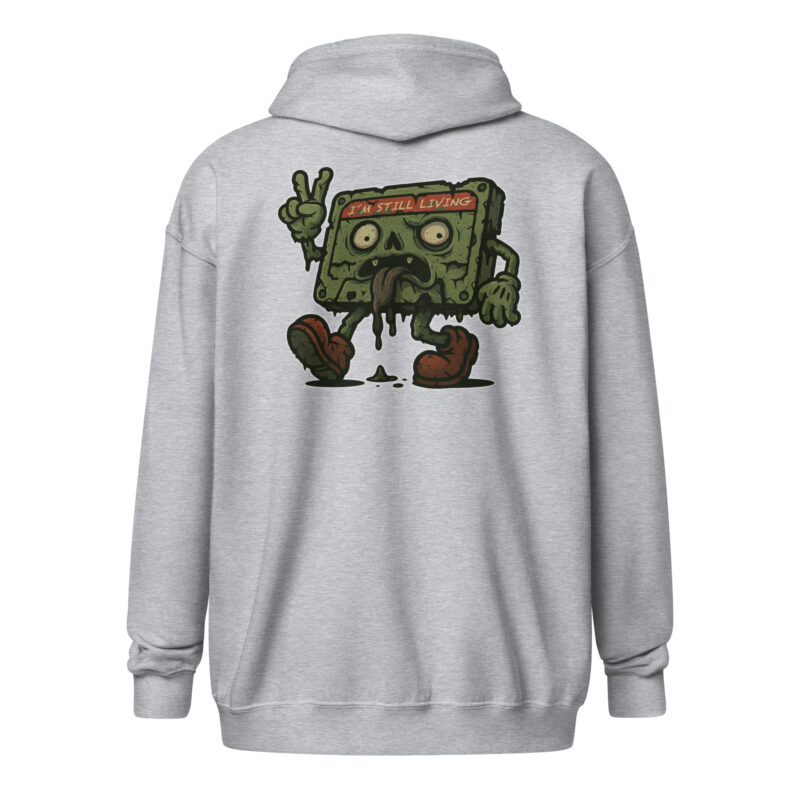 I’m Still Living Kassette Unisex Heavy-Blend Zip Hoodie