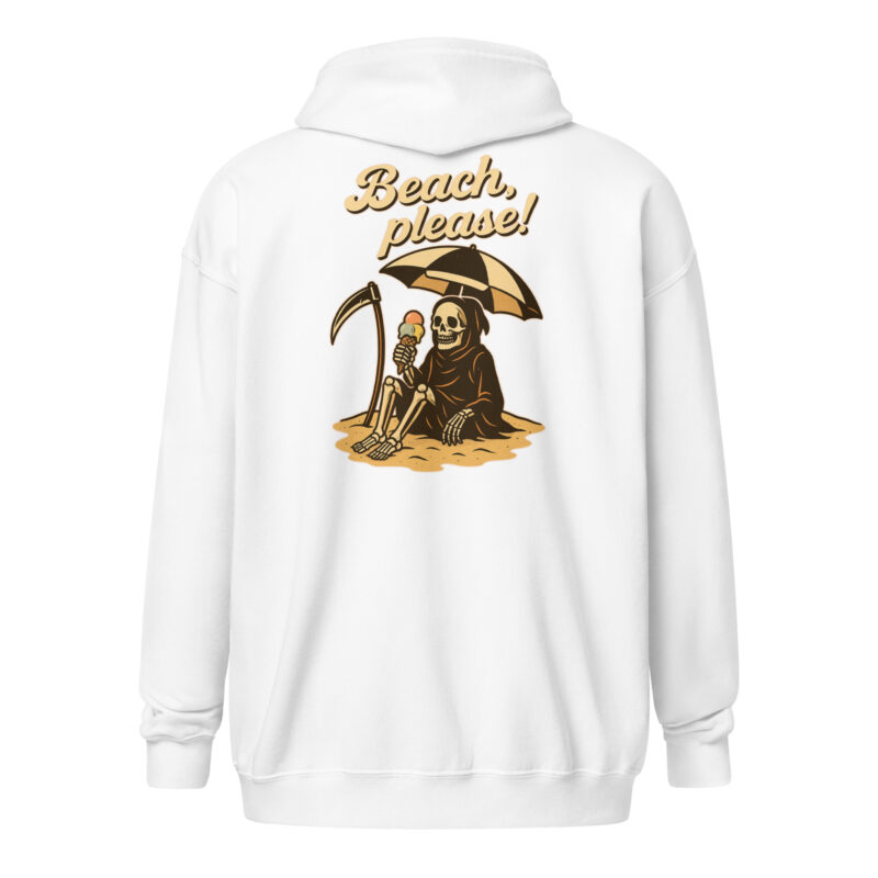 Beach, please! Unisex Heavy-Blend Zip Hoodie