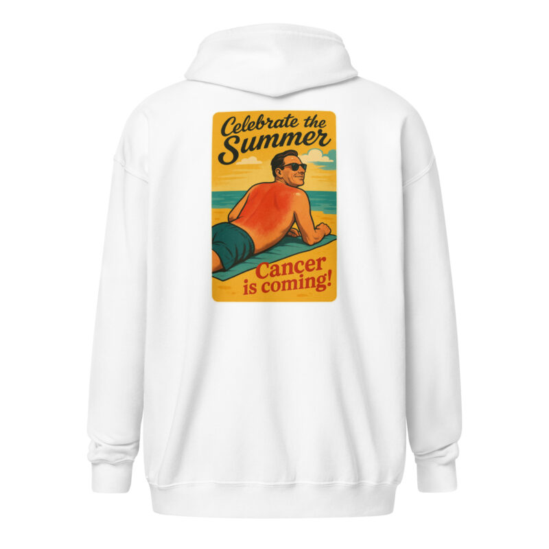 Celebrate the Summer Cancer is coming Unisex Heavy-Blend Zip Hoodie