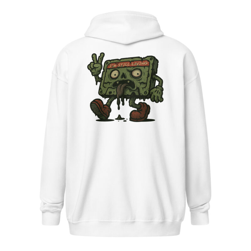 I’m Still Living Kassette Unisex Heavy-Blend Zip Hoodie