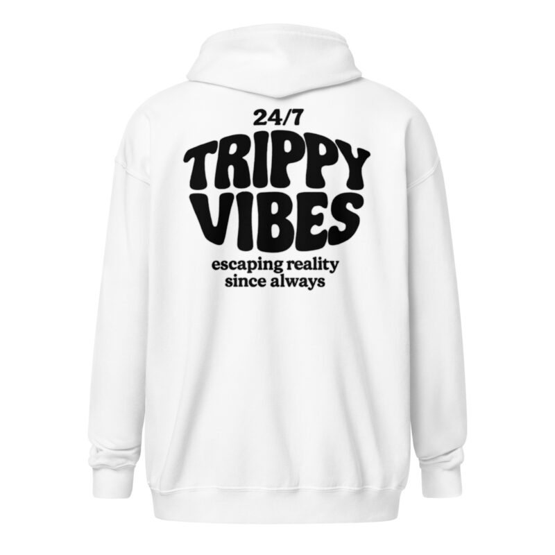 Trippy Vibes – Escaping reality since always Unisex Heavy-Blend Zip Hoodie – Jacken – klamottn.de