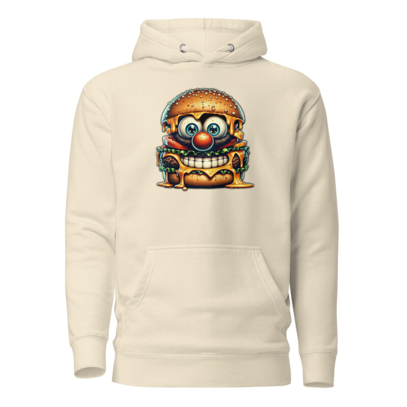 Cheeseburger Clown Unisex-Kapuzenpullover – Hoodies – klamottn.de